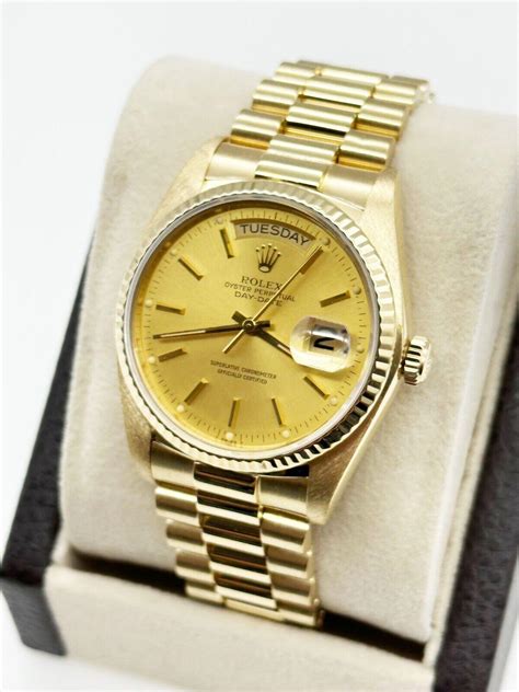 rolex day date thoroughout history|rolex 18038 production years.